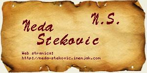Neda Steković vizit kartica